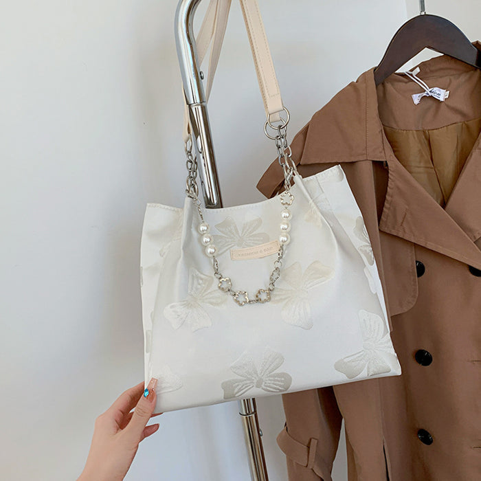 Wholesale Large capacity fashionable canvas bag versatile commuting tote bag