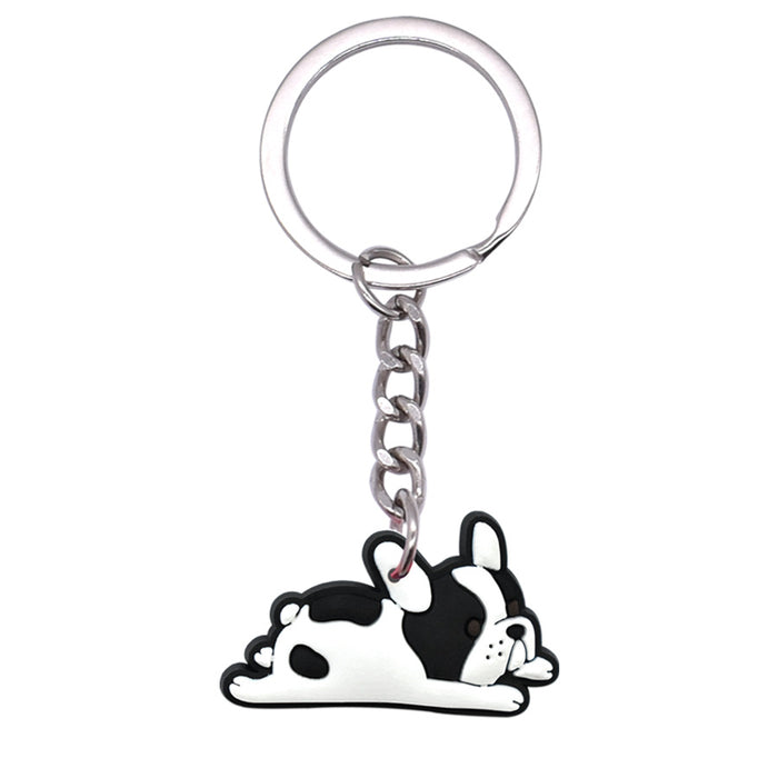 Wholesale 10 PCS Cartoon  keychain  PVC soft rubber car key pendant wholesale keychain