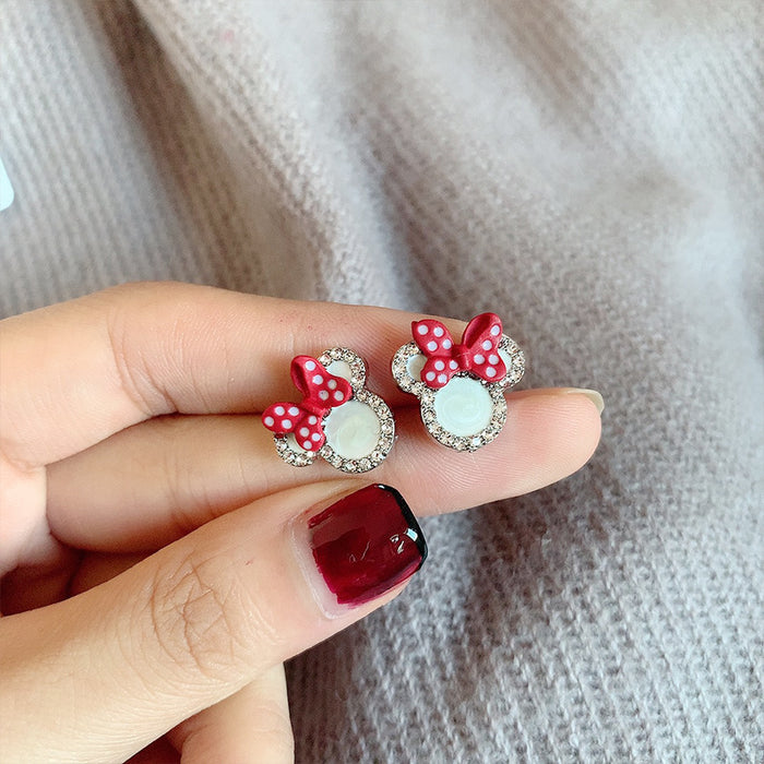 Wholesale Alloy Bow Earrings JDC-ES-SM006