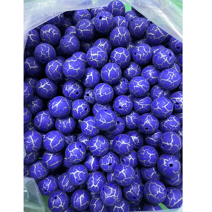 Wholesale 50pcs Leopard Print Series Silicone Balls JDC-BDS-HongZhou013