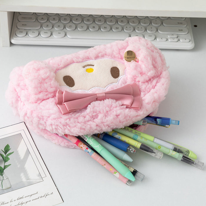 Wholesale Plush Lamb Student Large-Capacity Pencil Case