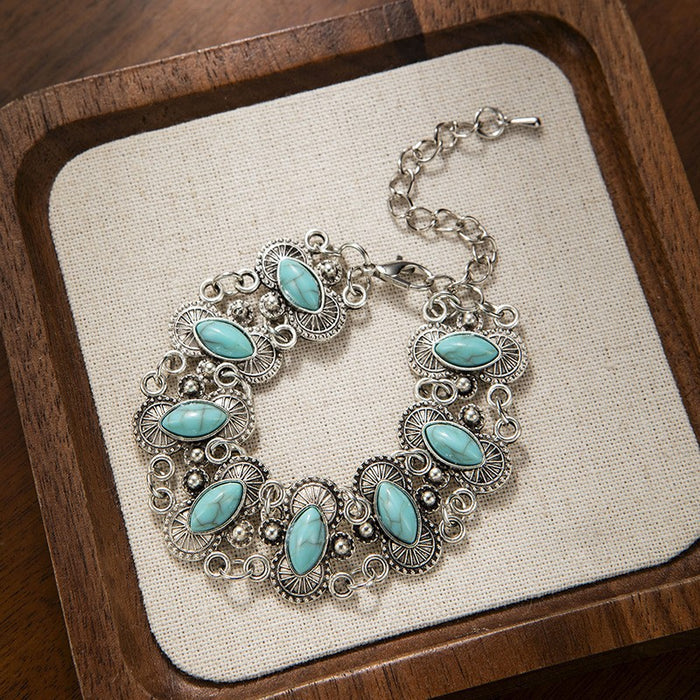 Wholesale Retro Turquoise Bracelet Bohemian Ethnic Style Bracelet