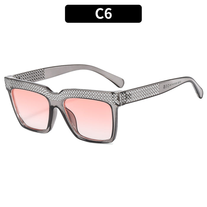 Wholesale Diamond-encrusted Anti-UV Women's PC Sunglasses JDC-SG-XIa073