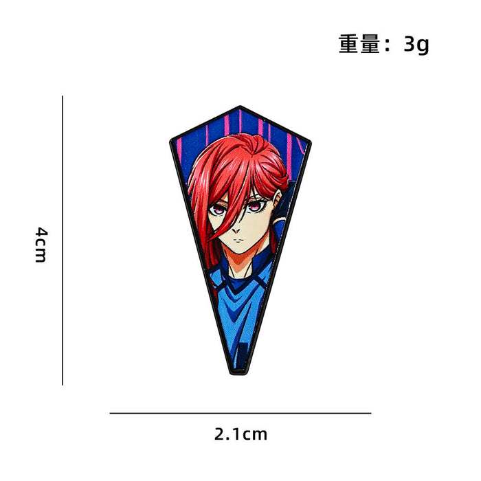 Wholesale Anime Printed Metal Brooch Pin Fashion Accessory For Backpacks And Clothing Anime Fan Gift