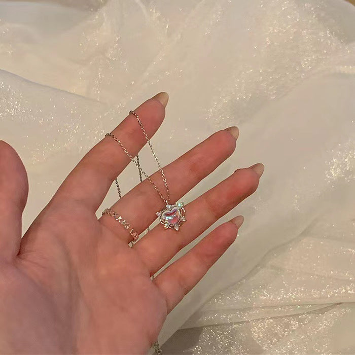 Wholesale Love necklace, light luxury, niche design, clavicle chain, new necklace