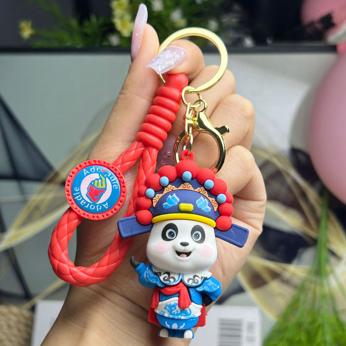 Wholesale  Panda Key Chain  Car Hanging Bag Accessories Keychain Pendant Doll Small Gift