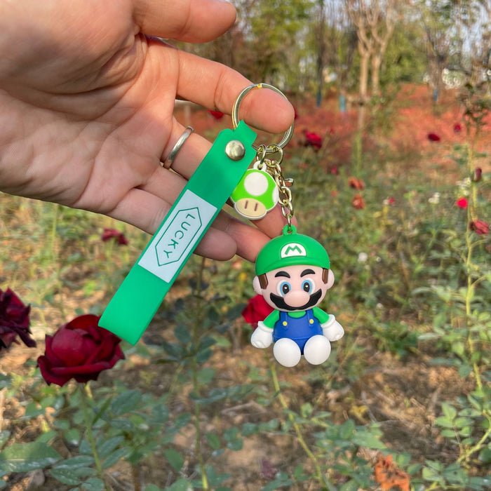 Wholesale Cartoon Cute Anime Soft Rubber 3D Doll PVC Keychain Bag Pendant