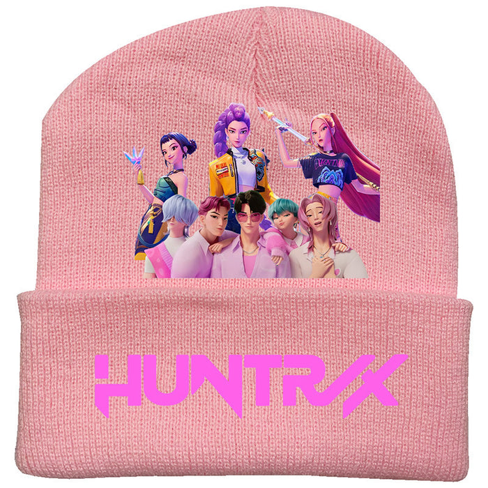 Wholesale KPOP-themed knitted hats  warm woolen hats