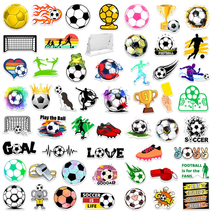 Wholesale 50 Football Sports Graffiti Waterproof Stickers