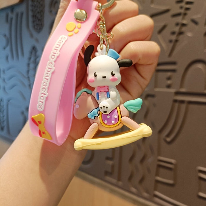 Wholesale Cartoon Doll Silicone Keychain JDC-KC-MingT075