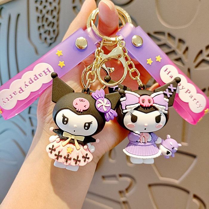 Wholesale 5pcs Cartoon keychain, cute backpack pendant, car keychain