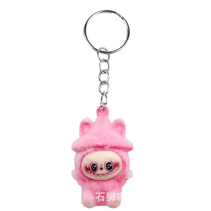 Wholesale 30pcs Flocking cute pendant keychain bag ornament creative plush gift