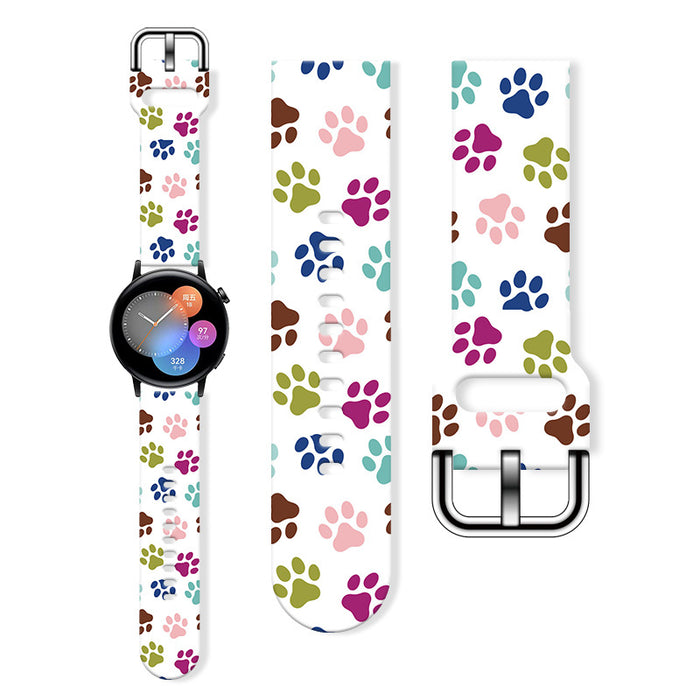 Wholesale Printed Silicone Watch Strap Wrist Strap JDC-WD-NuoQi062