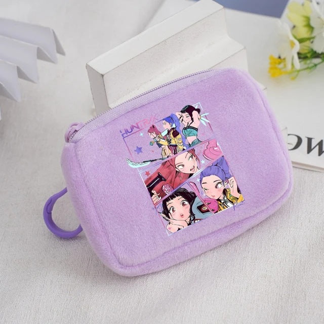 Wholesale KPop Devil Hunter Animal Coin Purse Cute Nylon Portable Wallet Casual Everyday Gift