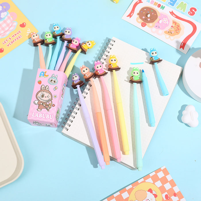 Wholesale Cartoon Shake-a-Bottle Soft Rubber Pen