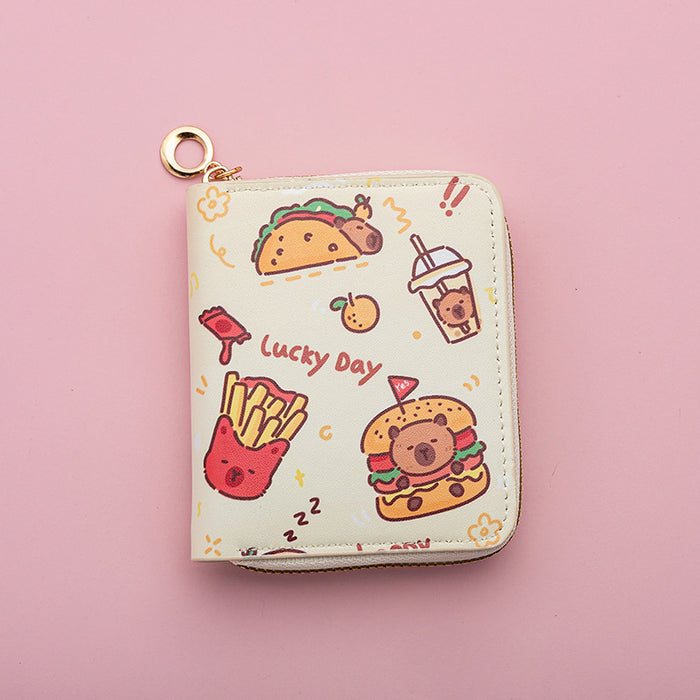 Wholesale Cute Cartoon Buckle Short Wallet