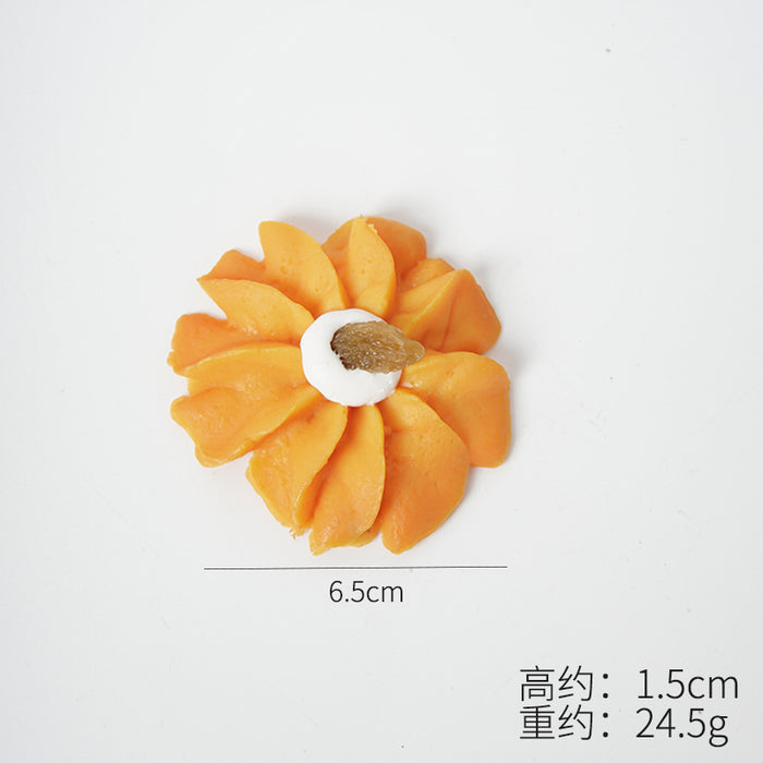 Wholesale Chic PVC Simulated Cookie Pendant Fun Dessert Shaped Ornament Decorative Gift Accessory MOQ≥5