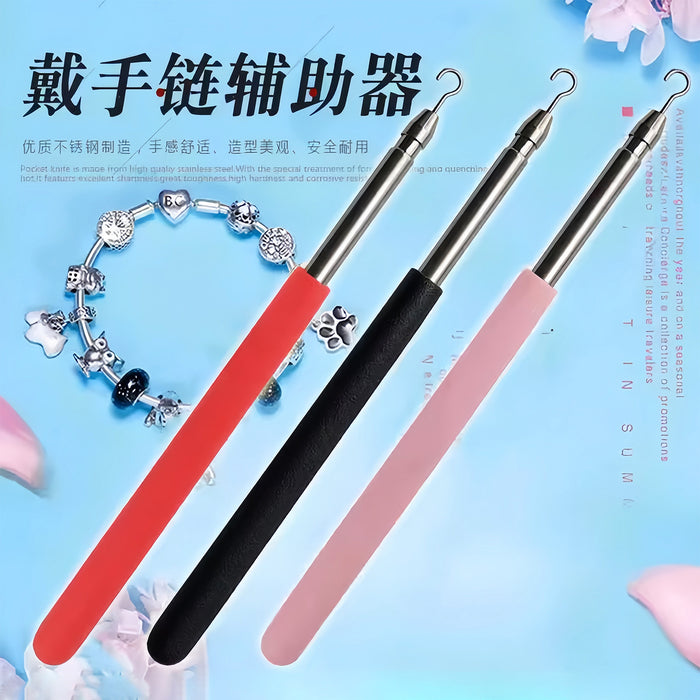 Wholesale Electroplated Metal Bracelet Clasp Helper Hook Tool For Women Everyday Jewelry Wearing Aid
