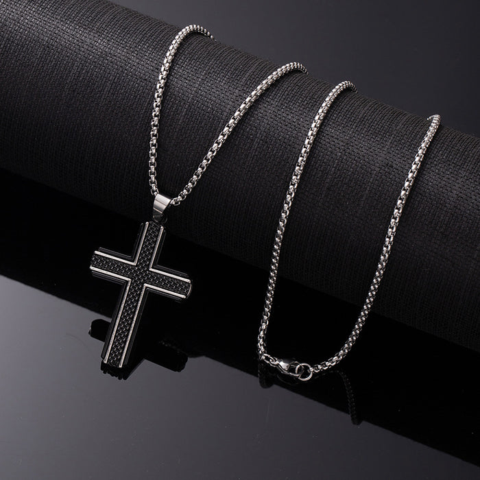 Wholesale Cross Necklace Titanium Steel Chain  sweater chain