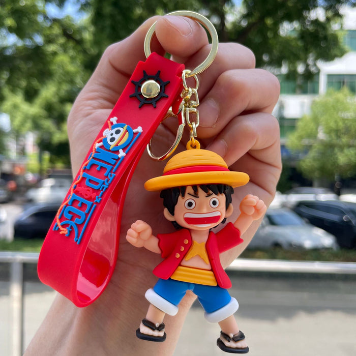 Wholesale 2pcs Cartoon Figure Keychain Backpack Pendant