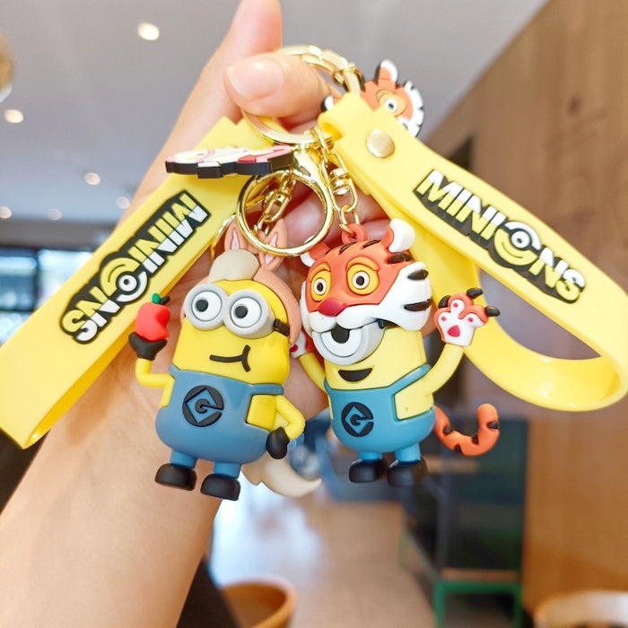 Wholesale Metal Keychain Cartoon Zodiac Design Student Gift Key Ring Accessory MOQ≥2