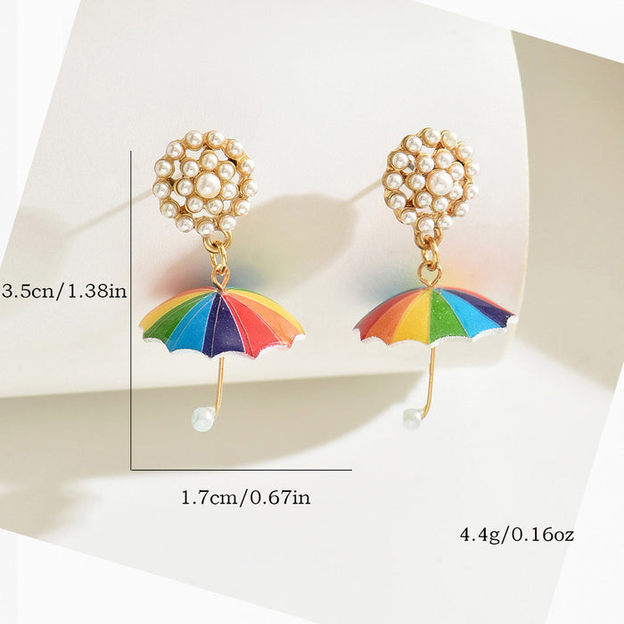 Wholesale Advanced colored earrings, fashionable hanging earrings, pearls
