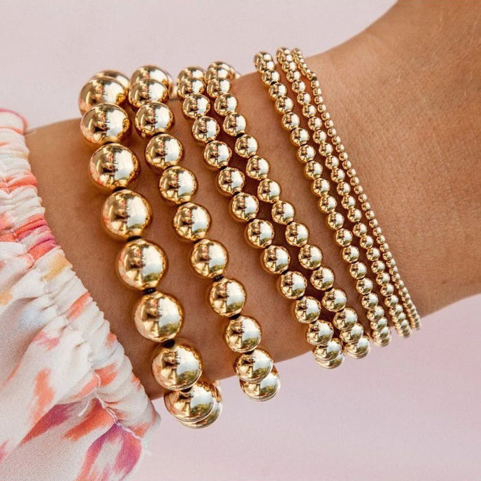 Wholesale CCB round pearl bow bracelet
