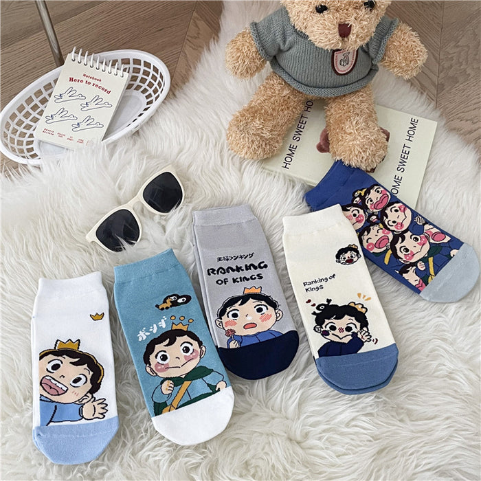 Wholesale Cotton Cartoon Short Socks JDC-SK-Lanh006