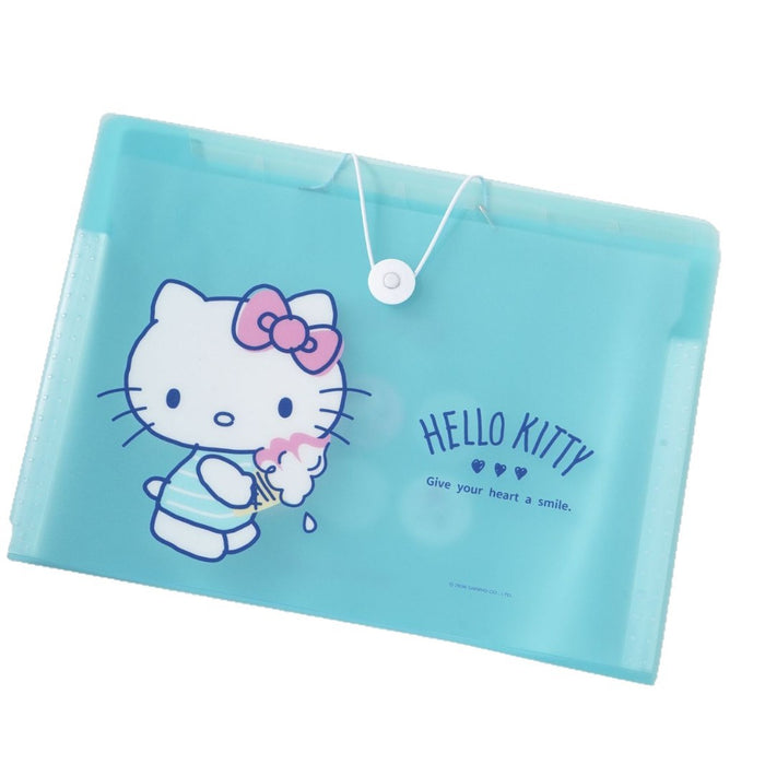 Wholesale Mint Soda Accordion File Bag 8-Grid Plastic Storage Organizer Chic Gift MOQ≥2