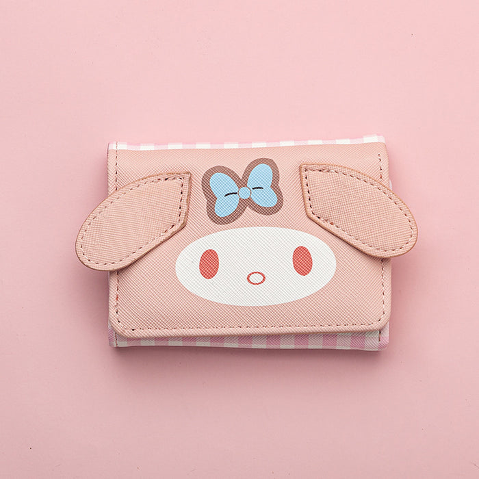 Wholesale Cartoon Cute Heart-Shaped Leather Coin Purse Everyday Wallet