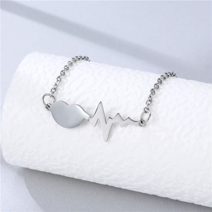 Wholesale Stainless Steel ECG Bracelet JDC-BT-MingM011