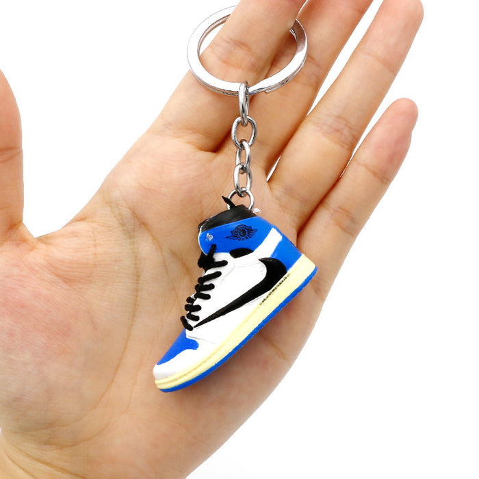 Wholesale PVC Mini Basketball Shoe Keychain JDC-KC-QLPing008