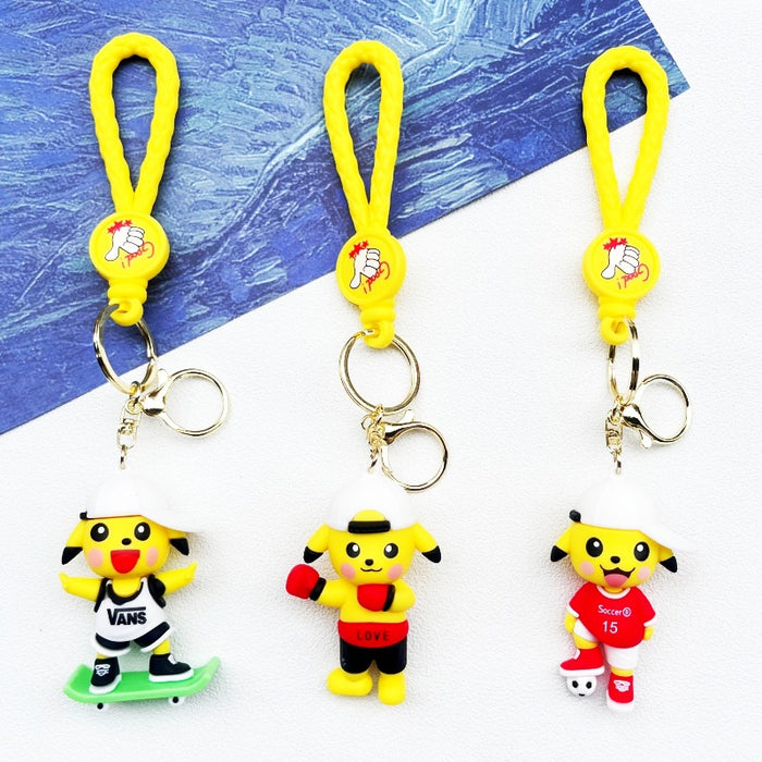 Wholesale PVC Cartoon Doll Keychain JDC-KC-YiChen004