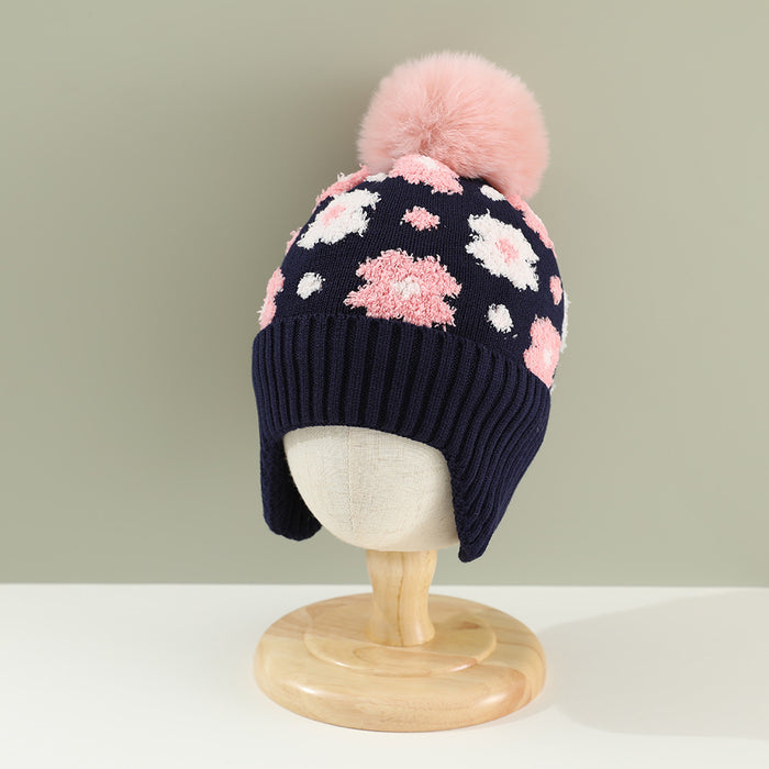 Wholesale Plush flower children' s hat