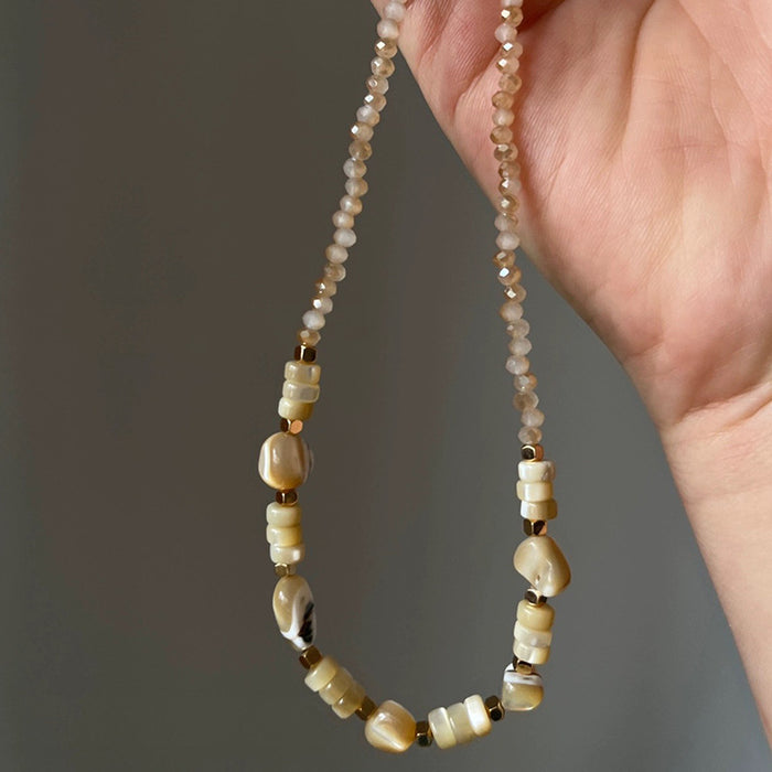 Wholesale Beaded necklace versatile, high-end, niche design, collarbone chain