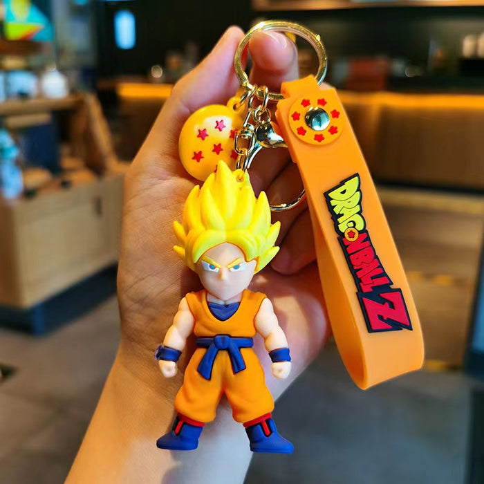 Wholesale Cartoon Doll Silicone Keychain JDC-KC-HongSheng006