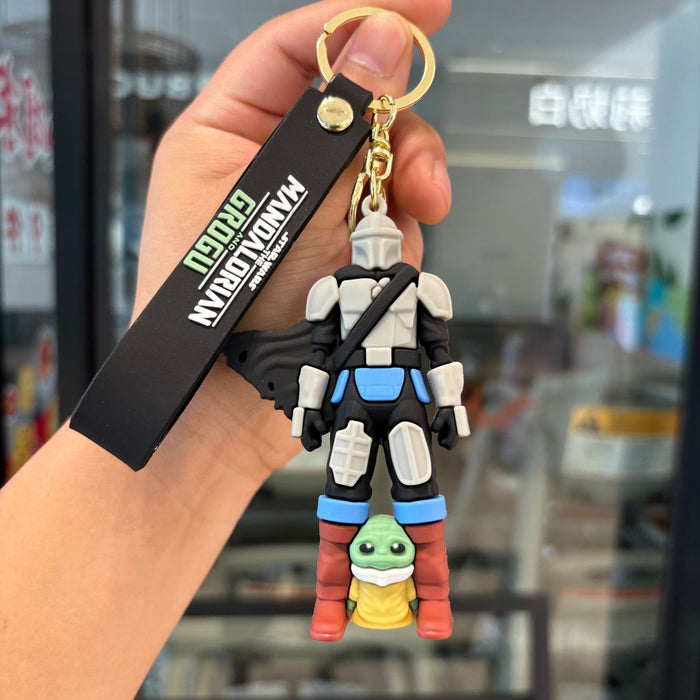 Wholesale 2PCS PVC Cartoon Keychain Pendant Boutique Accessory