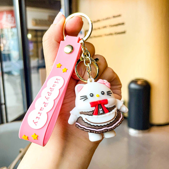 Wholesale PVC Cartoon Cute Keychain JDC-KC-LeZi026