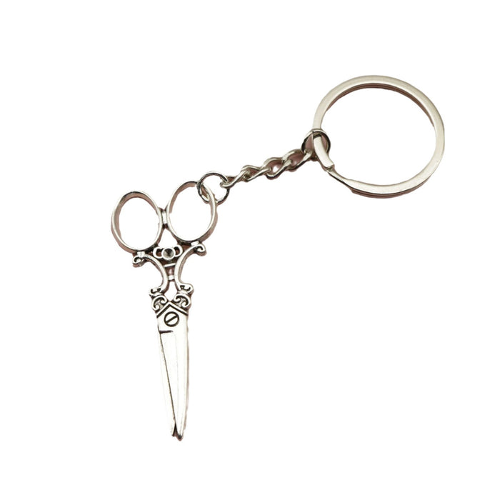 Wholesale Ferroalloy Scissors Keychain JDC-KC-HEMS002