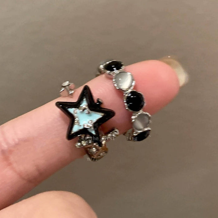 Wholesale Star ring, fashionable personality, index finger ring, niche temperament, versatile ring