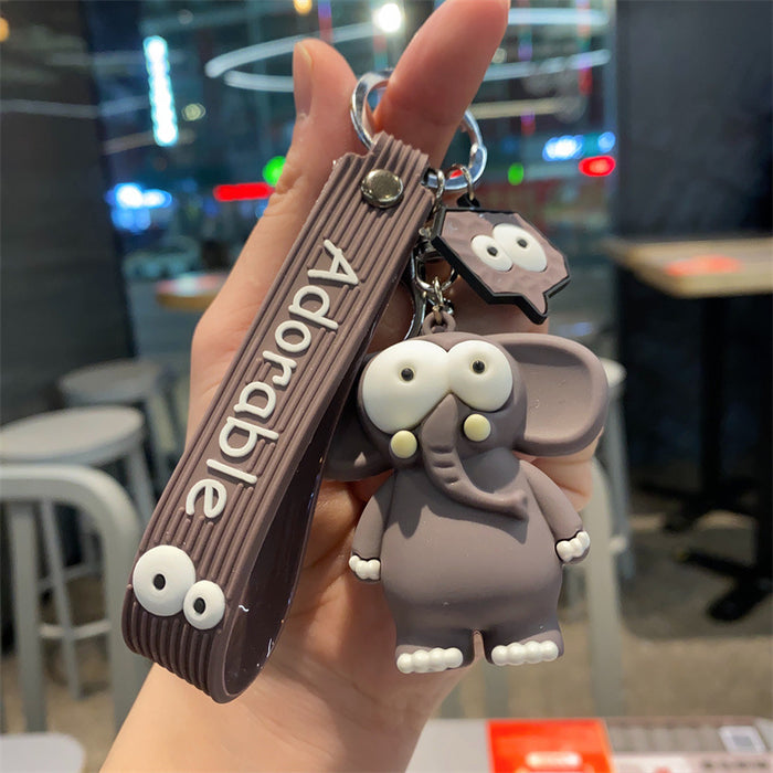 Wholesale Cute Eye-Popping Animal Keychain