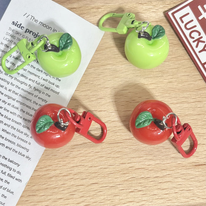 Wholesale Simulation three-dimensional food play apple keychain bag pendant