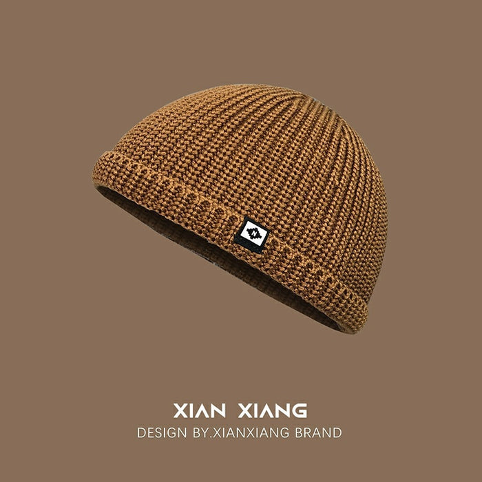 Wholesale Hat, small patch fabric, knitted yarn hat