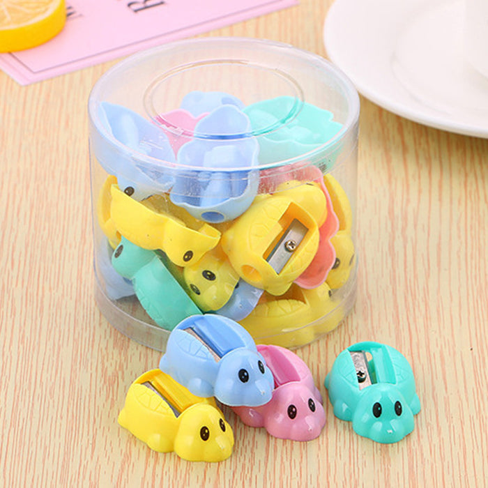 Wholesale Plastic Candy Color Small Pencil Sharpener JDC-PS-Liuj001