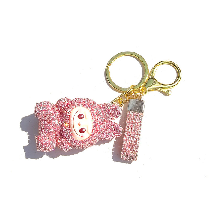 Wholesale Metal Rhinestone Keychain  for Couples