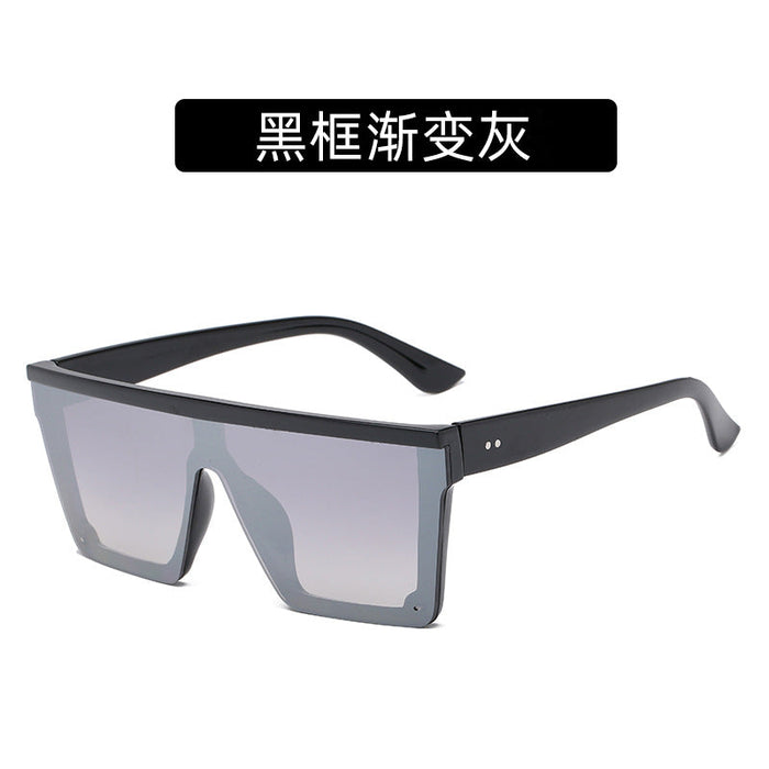 Venta al por mayor Cuadrado Clavos de arroz Lentes de una pieza Gafas de sol Male JDC-SG-XIA019