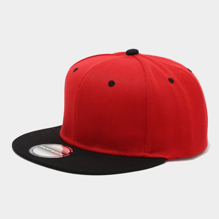 Wholesale Two-tone color block hip-hop cap unisex flat-brimmed baseball cap