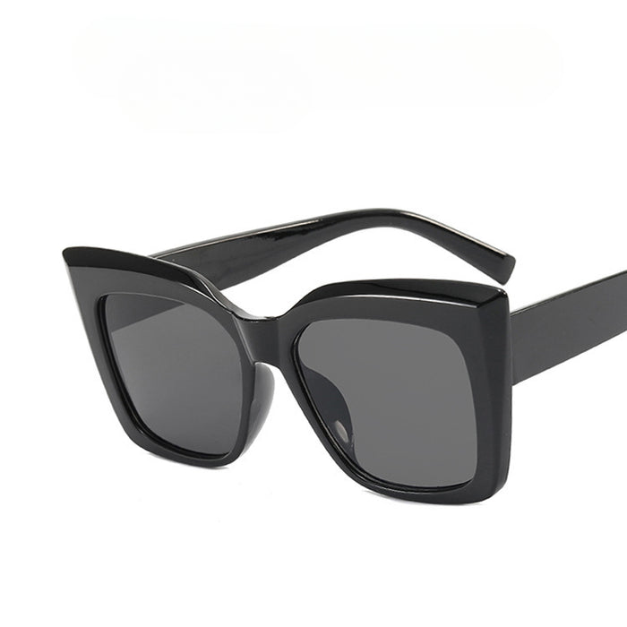 Wholesale Sunglasses PC Retro Large Frame Cat Eye JDC-SG-YuX004