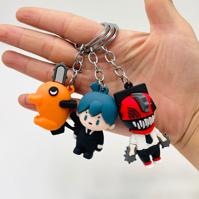 Wholesale Cartoon Creative Anime PVC Soft Keychain JDC-KC-XiangY068