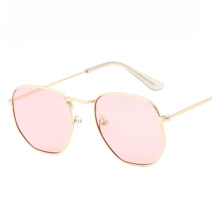 Wholesale Metal Frame Polygonal PC Sunglasses JDC-SG-MaN019